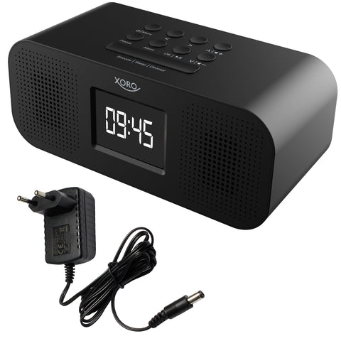 XORO HMT 425 Basic Digitales WLAN-Internetradio mit 2.8 Zoll Farbdisplay, USB und Wecker