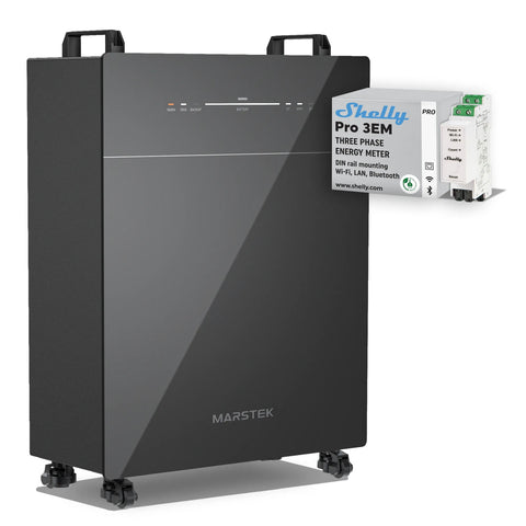 Marstek Venus E NewGen – 5,12 kWh AC-Solarspeicher inkl. Shelly Pro 3EM Smart Meter