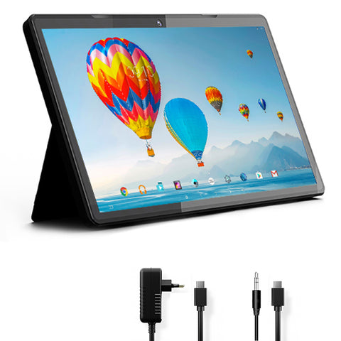 13.3 Zoll XORO MegaPAD 1333 Pro Tablet-PC mit FullHD IPS Display, Android 13, 10.000 mAh Akku, 2.0GHz 64Bit OctaCore CPU, 6 GB RAM, 128 GB Flash, 5G WiFi, Bluetooth, Kartenleser, 5 MP Kamera, USB-C