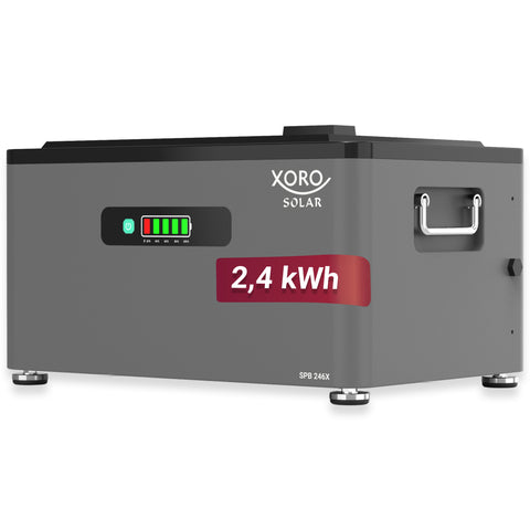 XORO SOLAR SPB 246X – 2,4 kWh Erweiterungsbatterie für ATLAS Energiespeichersystem LiFePO₄ Stromspeicher IP65