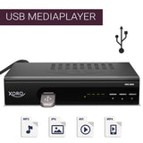 XORO HRS 8659 DVB-S2 receiver (LAN, HDMI, USB 2.0) black