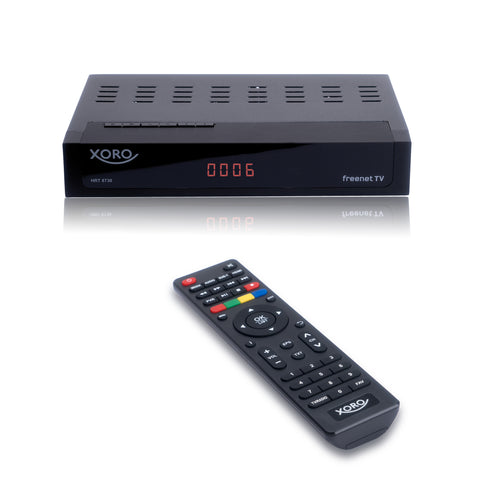 XORO HRT 8730 DVB-C/DVB-T2 HD Receiver - Kabel, freenet TV, PVR, 1xUSB, Black