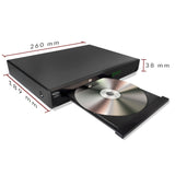XORO HSD 8470 HDMI MPEG4 DVD-Player (USB 2.0, Mediaplayer, 1080p Upscaling, MultiROM) schwarz