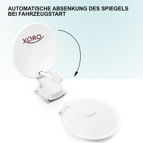 XORO MTA 65 BT 65 cm Vollautomatische Satelliten-Antenne