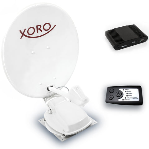 XORO MTA 65 BT TWIN 65 cm Vollautomatische Satelliten-Antenne mit TWIN-LNB