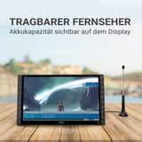 XORO PTL 1455 - Exklusiv für Österreich: Tragbarer Fernseher (35,5 cm/14") mit DVB‐T2 HD Tuner und mit integriertem simpliTV CA-System