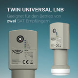 XORO SF 200 LNB: Leistungsstarkes Universal-LNB für zuverlässigen und gestochen scharfen Satellitenempfang