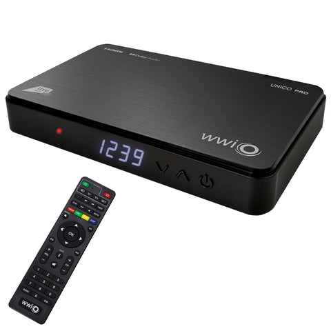 WWIO UNICO PRO (LAN, Nagra CA, PVR, tivùsat classic) black