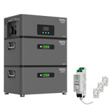 XORO SOLAR ATLAS – AC-gekoppeltes Energiespeichersystem 2,4–7,2 kWh, erweiterbar bis 12 kWh, mit Notstrom, App & optional Shelly Pro 3EM