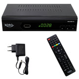 XORO HRS 8660 V2 HD-SAT-Receiver mit Fernbedienung und Netzteil