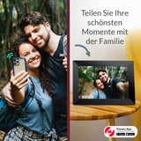 XORO CPF 10C1/C2 Digitaler Bilderrahmen 10.1 Zoll, mit WLAN, Frameo App und Touchdisplay