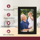 XORO CPF 10C1/C2 Digitaler Bilderrahmen 10.1 Zoll, mit WLAN, Frameo App und Touchdisplay