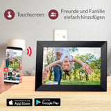 XORO CPF 10C1/C2 Digitaler Bilderrahmen 10.1 Zoll, mit WLAN, Frameo App und Touchdisplay
