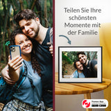 XORO CPF 10C1/C2 Digitaler Bilderrahmen 10.1 Zoll, mit WLAN, Frameo App und Touchdisplay