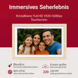 XORO CPF 11PF – WLAN-Digitaler Fotorahmen 11 Zoll Full HD mit Touch & App