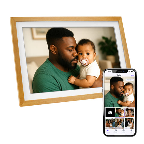 XORO CPF 11PF – WLAN-Digitaler Fotorahmen 11 Zoll Full HD mit Touch & App