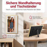 XORO CPF 14PF Digitaler WLAN Fotorahmen 14 Zoll Full HD mit Touchscreen & App-Steuerung