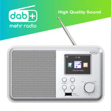 XORO DAB 300 IR Internetradio mit DAB+, UKW, WLAN & Bluetooth – vielseitiges Digitalradio mit Wecker und USB-Ladefunktion