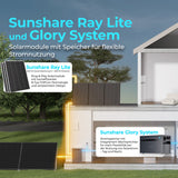 SUNSHARE Glory 3,5 kWh All-in-One Balkonkraftwerk Speicher mit Semi-Solid LiFePO₄-Batterie, Hybrid-Wechselrichter, Dual-MPPT, Notstrom und App-Steuerung – modular erweiterbar