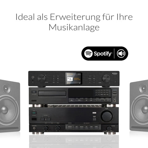 XORO HFT 440 Pro als Erweiterung einer bestehenden HiFi-Anlage mit Lautsprechern