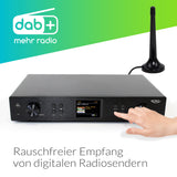 XORO HFT 440 Pro für rauschfreien digitalen Radioempfang über DAB+