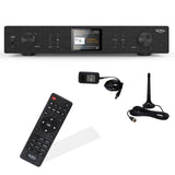 XORO HFT 440 Pro HiFi-Tuner mit Fernbedienung, Netzteil und DAB+/FM-Antenne