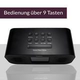 XORO HMT 425 Basic Digitales WLAN-Internetradio mit 2.8 Zoll Farbdisplay, USB und Wecker