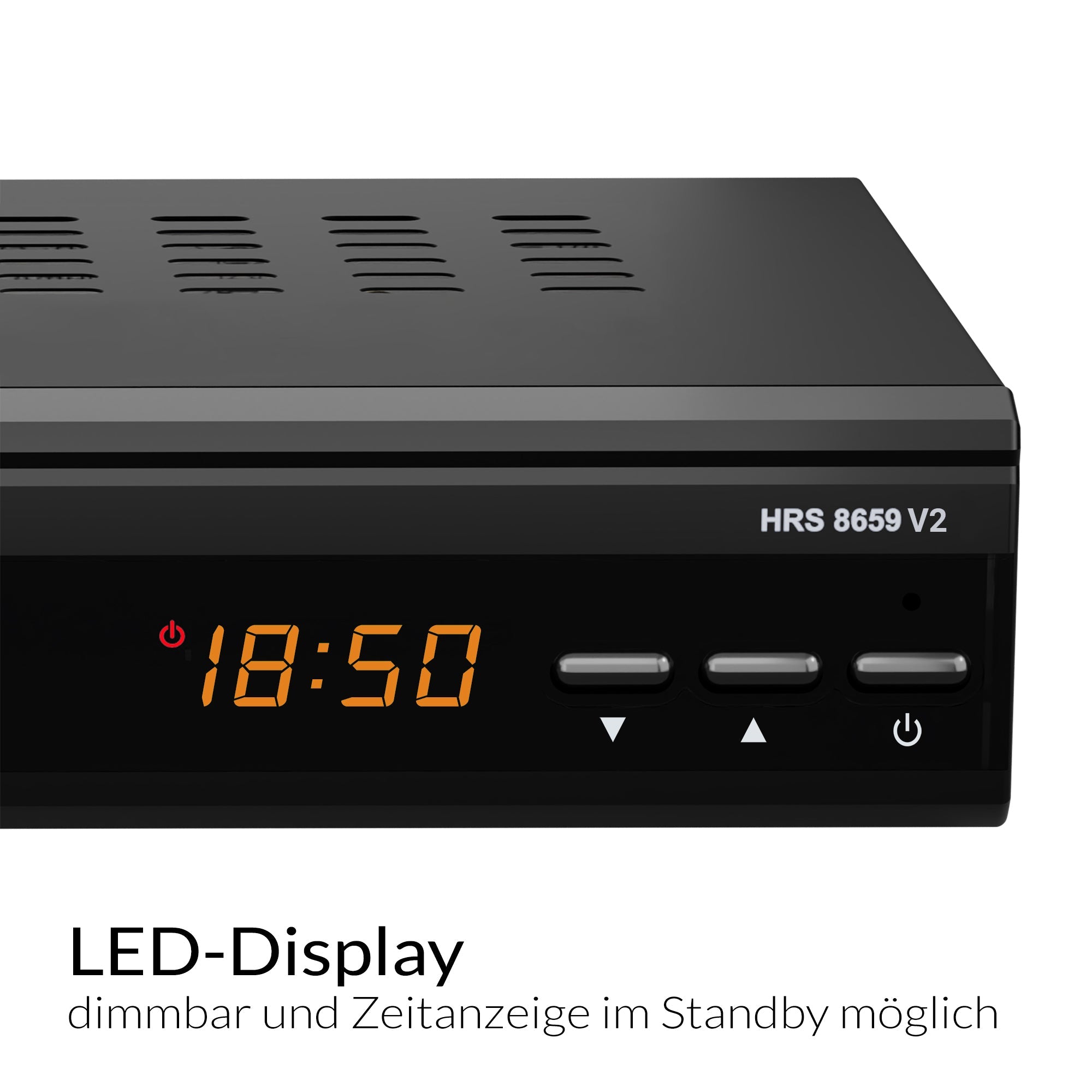 XORO HRS 8659 V2 HD DVB-S2 Satellitenreceiver mit HDMI, SCART, USB-Mediaplayer, Unicable 1+2 und 12V-Eingang