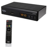 XORO HRS 8659 V2 HD DVB-S2 Satellitenreceiver mit HDMI, SCART, USB-Mediaplayer, Unicable 1+2 und 12V-Eingang