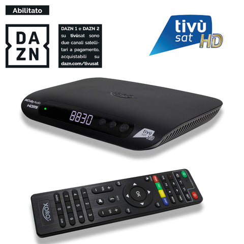 Tivusat HD Classic certified DVB‐S2 Receiver HRS 8830