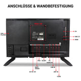 XORO HTC 2249 21.5" Full HD TV mit integr. DVD Player und Triple Tuner & CI+ Schacht