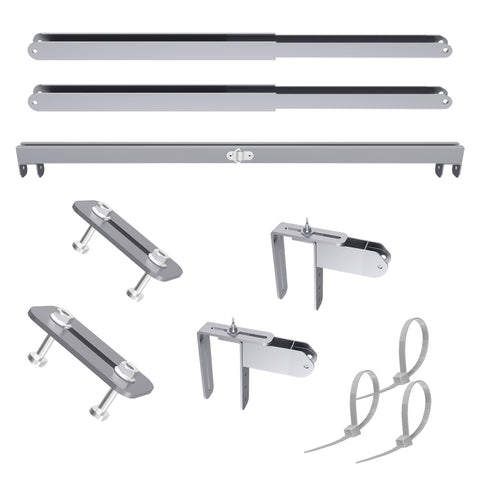 SUNSHARE Universal Balkonhalterung für Ray Lite Panels – Neigungsverstellbare PV-Halterung aus Aluminium