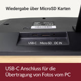 XORO CPF 10C1/C2 Digitaler Bilderrahmen 10.1 Zoll, mit WLAN, Frameo App und Touchdisplay
