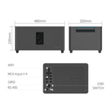 MARSTEK Jupiter C Plus +2,56 kWh Speicher für Balkonkraftwerke mit bis zu 10 Jahren Garantie, All-in-One mit 2400 W PV-Eingang, 4 MPPT, Plug & Play