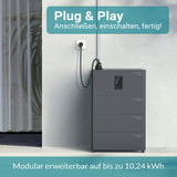 MARSTEK JC+ B2500 Erweiterungsbatterie – 2,56 kWh Erweiterung für JUPITER-C Plus Speicher, Plug & Play
