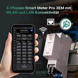 MARSTEK - 2,56 kWh Speicher Set mit Shelly Pro 3EM 120A für Balkonkraftwerke mit bis zu 10 Jahren Garantie, All-in-One mit 2400 W PV-Eingang, 4 MPPT, Plug & Play