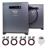 XORO SOLAR SPS 2155 Solarspeicher – Update Okt2025 - mit SPB 215X Erweiterung, 4032 Wh, 16A2 Smart Plug, 4 kWh Gesamtleistung, LiFePO4 Akku, Dual MPPT 2x800W Eingang, 800W Ausgang für den Innen- und Außenbereich IP65, Plug & Play