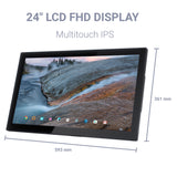 XORO MegaPAD 2404 V7-60,96 cm (24 Zoll) LCD FHD kapazitives Multitouch IPS Display