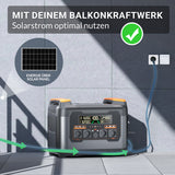 Newsmy Powerstation 2047,5 Wh – Mobile Powerstation mit 2400 W AC, Ultra-Fast-Ladung & integriertem Mikro-Wechselrichter