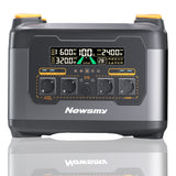 Newsmy Powerstation 2047,5 Wh – Mobile Powerstation mit 2400 W AC, Ultra-Fast-Ladung & integriertem Mikro-Wechselrichter