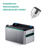 Smart Plug XORO SOLAR SPP 16A1 für Innenräume, zur Überwachung des Stromverbrauchs und automatischer Energiezuteilung, WLAN 2,4 GHz, max. 16A, Android und iOS APP Anbindung