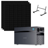 SUNSHARE Ray 1140 W Set mit 4 Ray 285 W Solarmodulen, 2 kWh Glory Speicher, App und Halterung