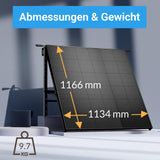 SUNSHARE Ray 285 W Solarmodul mit kompakten Abmessungen und geringem Gewicht für einfache Montage