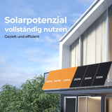 SUNSHARE Ray Lite Solarmodul Set 600 W (3×200 W) – PV-Erweiterung für Balkonkraftwerke