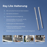 Ray Lite Halterung für sichere und flexible Balkonmontage