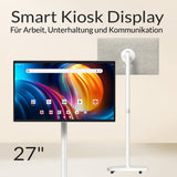 XORO MegaPAD Smart Kiosk Display 27" – mobiler Full-HD Touchscreen mit Akku für Empfang, Meetings und digitale Inhalte