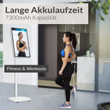 XORO MegaPAD Smart Kiosk Display 27 Zoll Touchscreen mit Akku für Fitness und Workout Inhalte