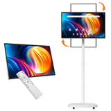 XORO MegaPAD Smart Kiosk Display 27 Zoll Touchscreen mit Android 14 und mobilem Standfuß