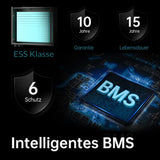 MARSTEK Balkonkraftwerk 1720W mit Sunova 430W Modulen, Venus E 5.12kWh Solarspeicher und CT002 Smart Meter