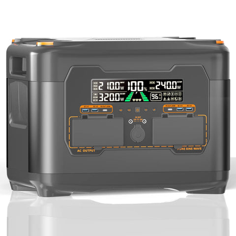 NEWSMY X2400 Powerstation 2016 Wh – Tragbarer Solargenerator mit 2400W AC, 1200W PV-Eingang & LiMnFePO₄-Akku